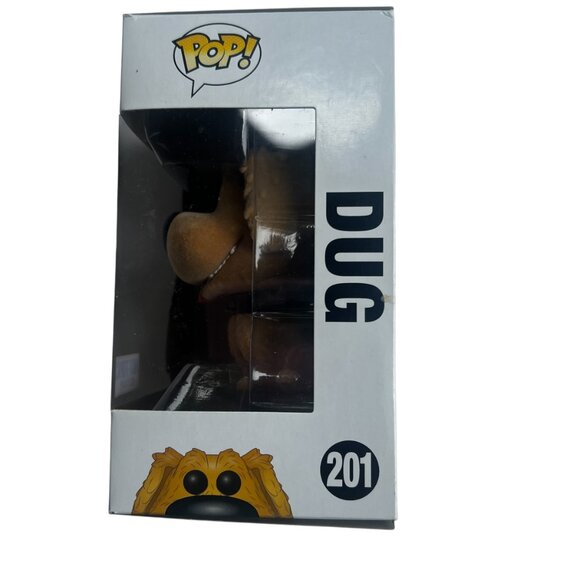 Funko POP Dug #201 from UP Flocked POP Released in 2016 HOT TOPIC EXCLUSIVE - Picture 2 of 6